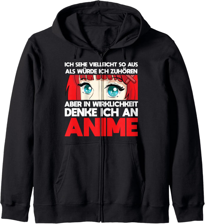 In Wirklichkeit denke ich an Anime Anime Manga Kapuzenjacke