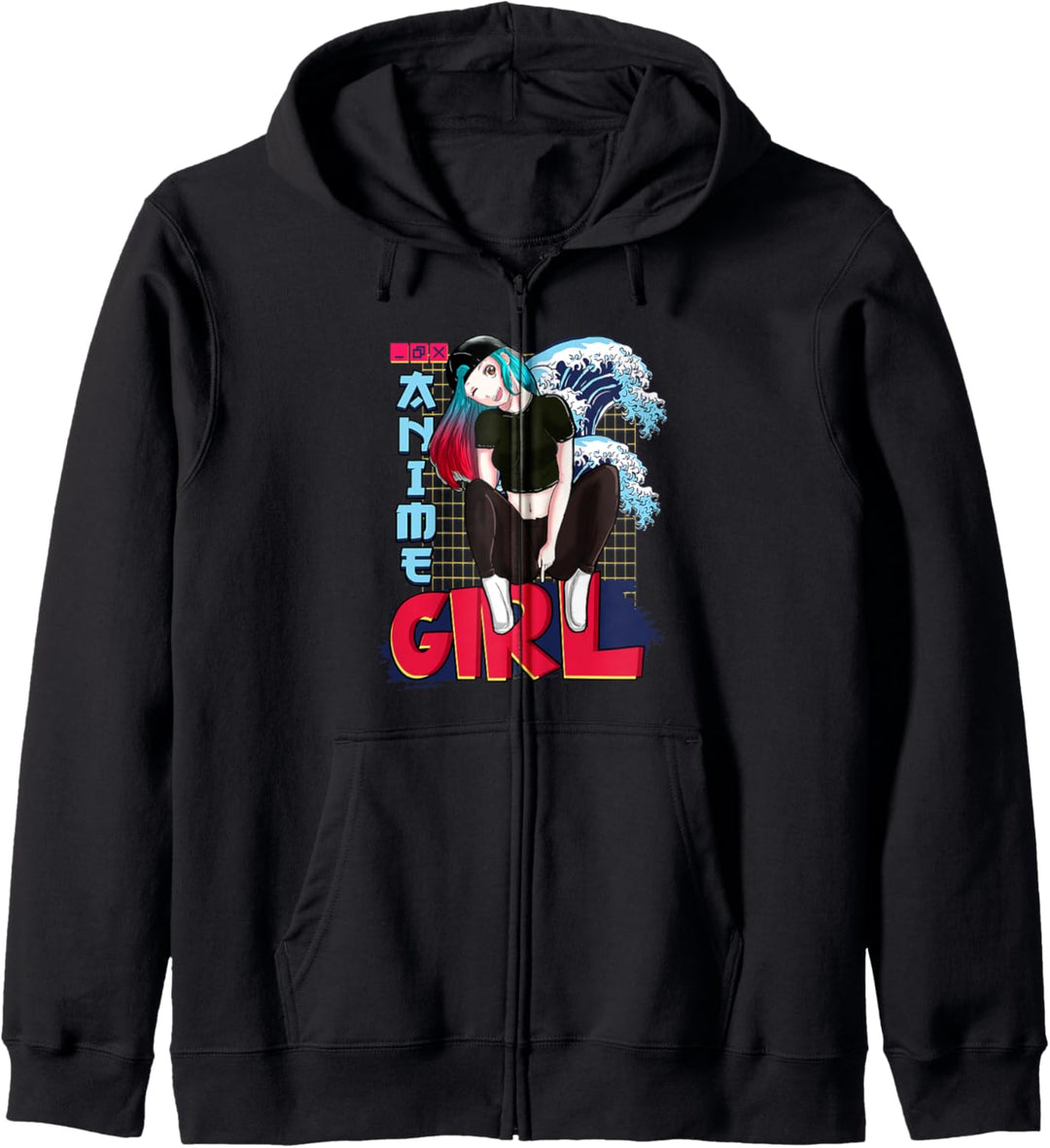 Otaku Anime Mädchen Kawaii Manga coole jugendlich Mädchen Kapuzenjacke
