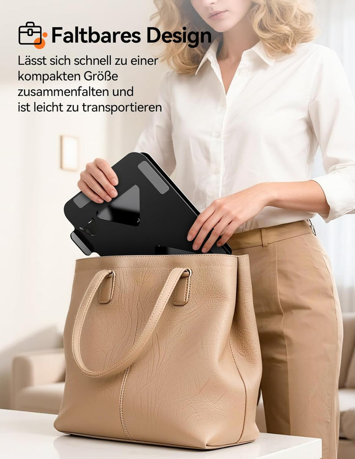 TECKNET Laptop Ständer, Faltbarer Laptopständer, Ergonomischer Laptop Stand, Laptophalter aus Metall
