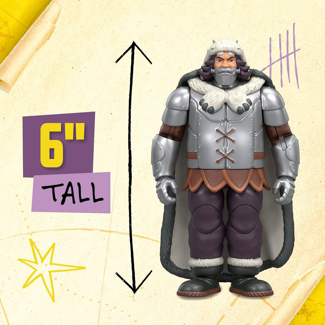One Piece Actionfigur Wapol, 16,5 cm, mit 4 Zubehörteilen, enthält austauschbaren Kanonkopf, austaus
