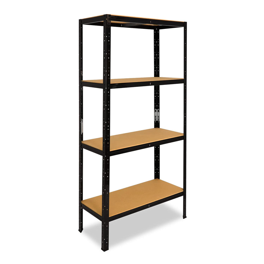 shelfplaza® 200x70x30cm BLACK Schwerlastregal schwarz/Metallregal schwarz 4 Böden à 175kg Tragkraft/