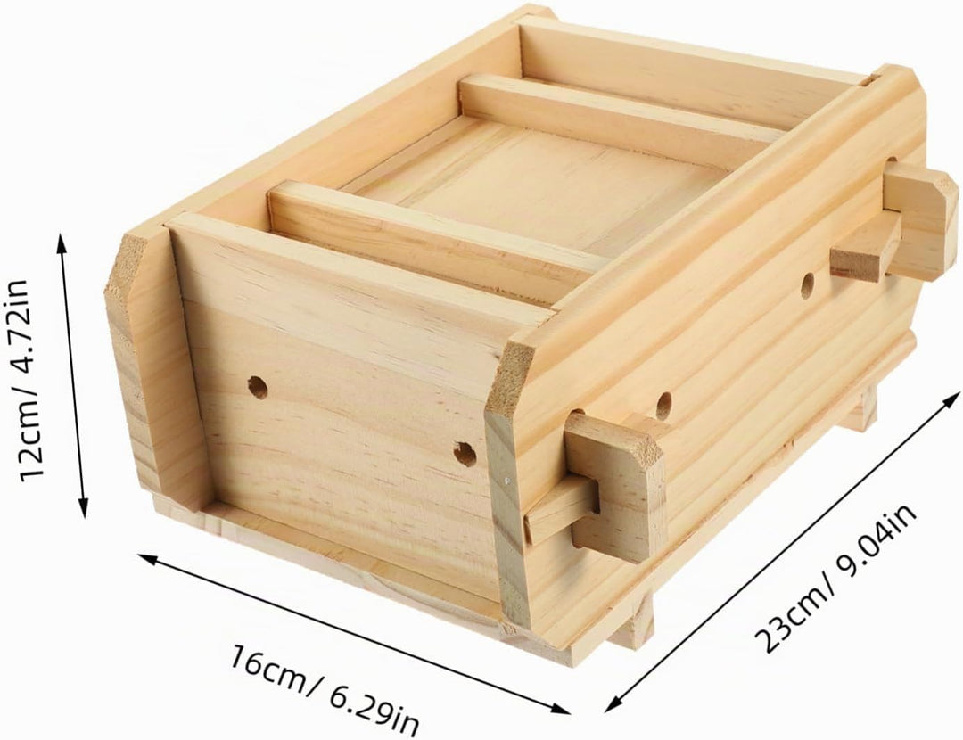 Veemoon Holz-tofu-Form Küchenutensil Für Hausgemachten Sojabohnenquark Praktische Leichte Tofu-Mould
