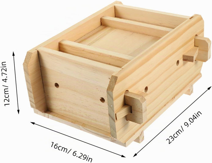 Veemoon Holz-tofu-Form Küchenutensil Für Hausgemachten Sojabohnenquark Praktische Leichte Tofu-Mould