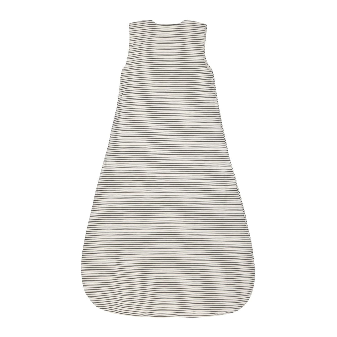 LÄSSIG Baby Ganzjahres Schlafsack ohne Ärmel unisex/Sleeping Bag Interlock Striped grey/anthracite,