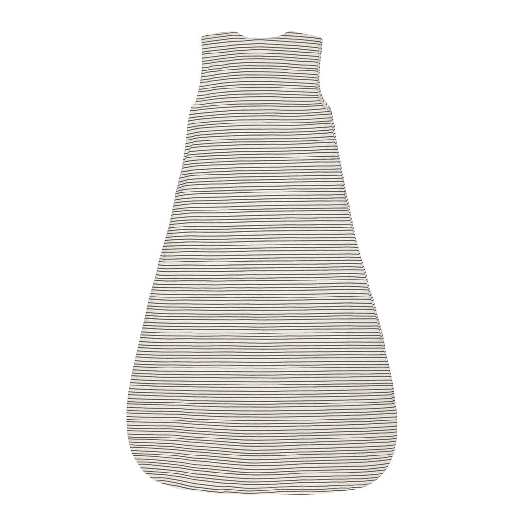 LÄSSIG Baby Ganzjahres Schlafsack ohne Ärmel unisex/Sleeping Bag Interlock Striped grey/anthracite,