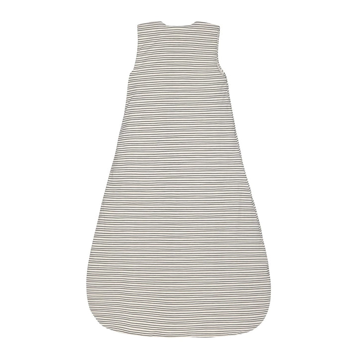 LÄSSIG Baby Ganzjahres Schlafsack ohne Ärmel unisex/Sleeping Bag Interlock Striped grey/anthracite,