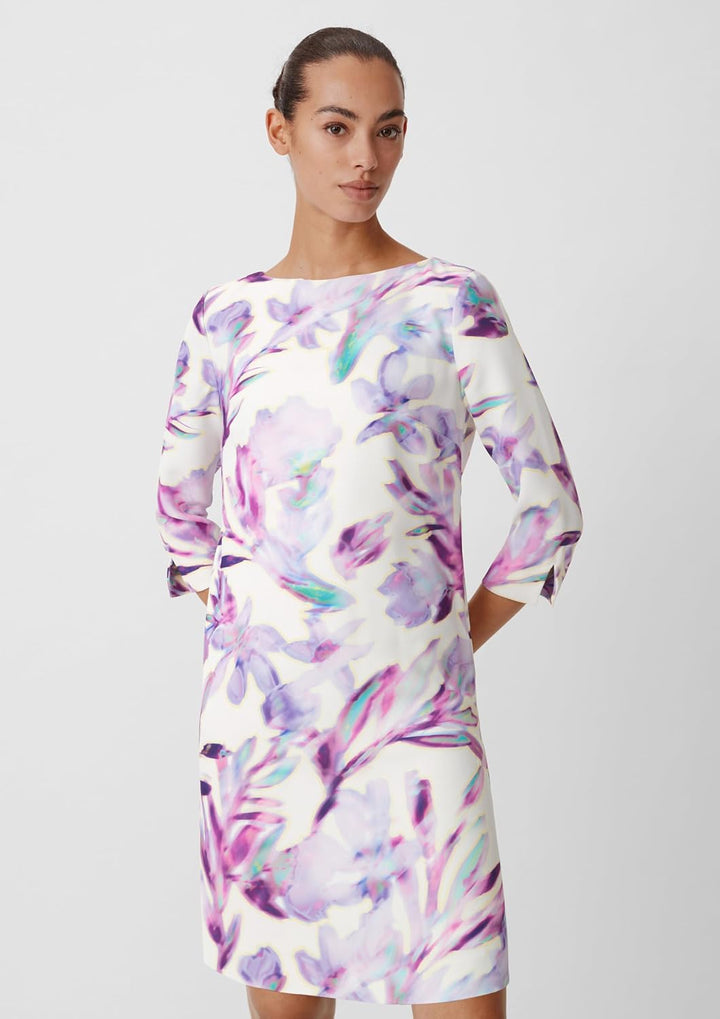 comma Damen Kleid 38 01c4 Weiss, 38 01c4 Weiss