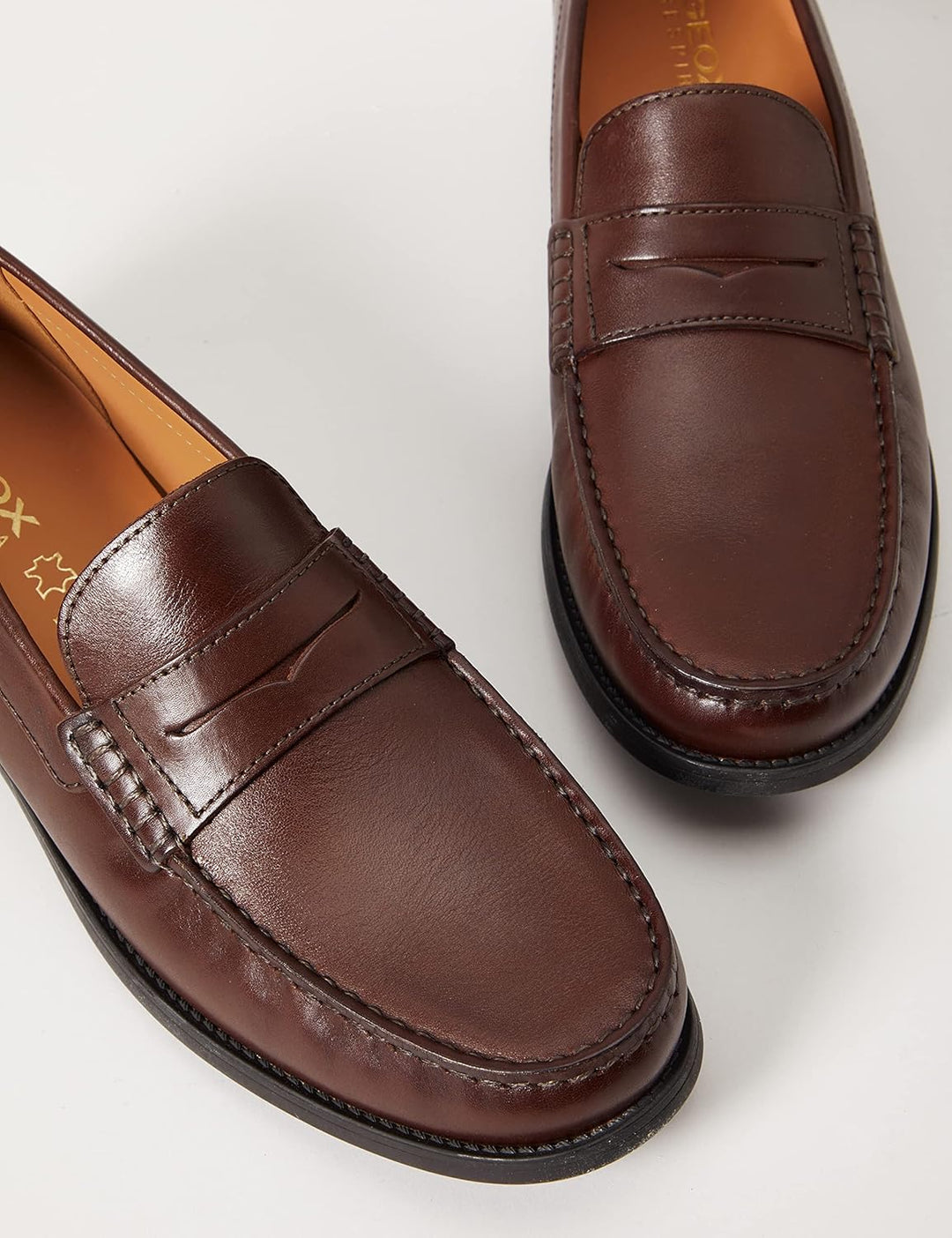 Geox Herren U New Damon B Loafer 39 EU Dk Brown, 39 EU Dk Brown