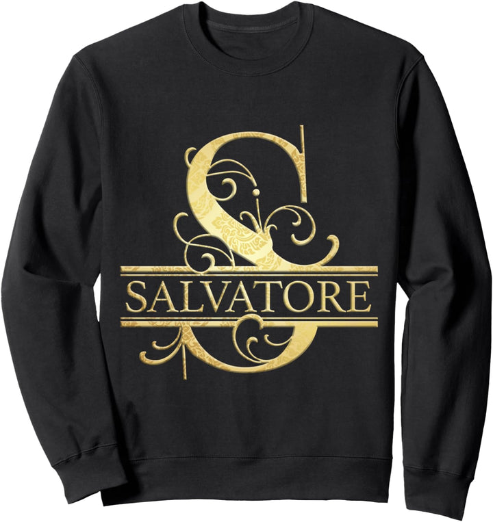 Salvatore Name personalisiertes Geschenk Sweatshirt