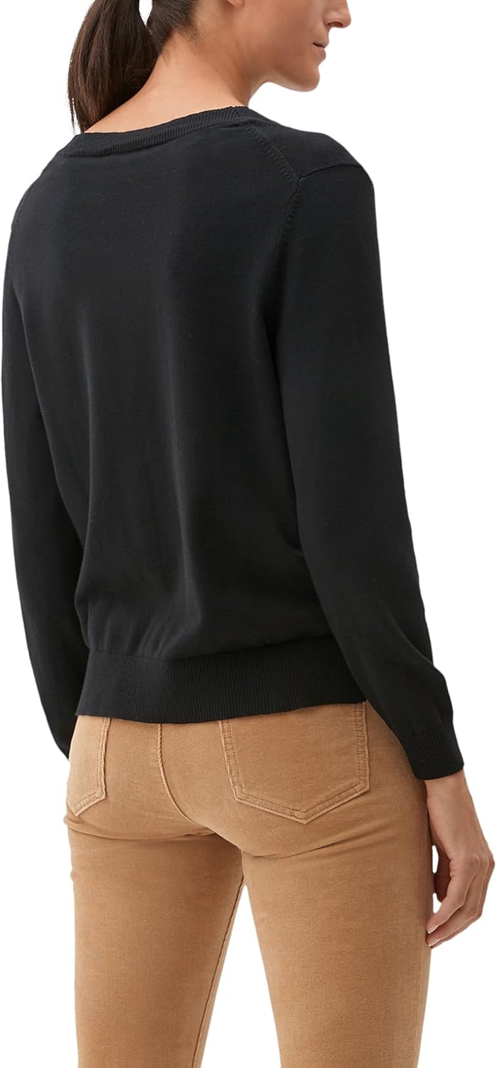 s.Oliver Feinstrickpullover aus Viskosemix, 9400 Grau