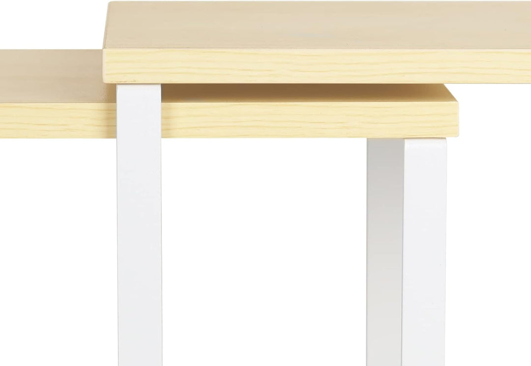 CADUKE Küchenthekenregale 4er-Set stapelbares Schrank-Organizer-Regal und erweiterbare Holz-Arbeitsp