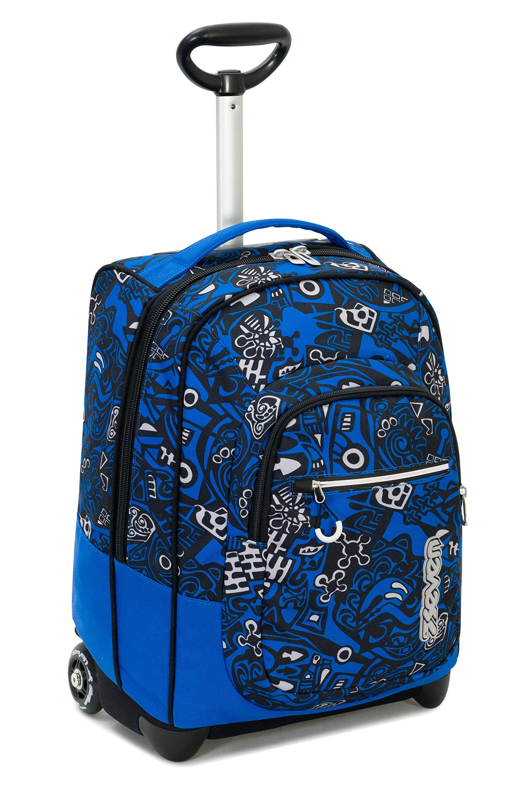 Seven TROLLEY, 2 in 1, Schulranzen mit Rollen, Rucksack mit Trolleyfunktion für Kinder, ab 1. Klasse