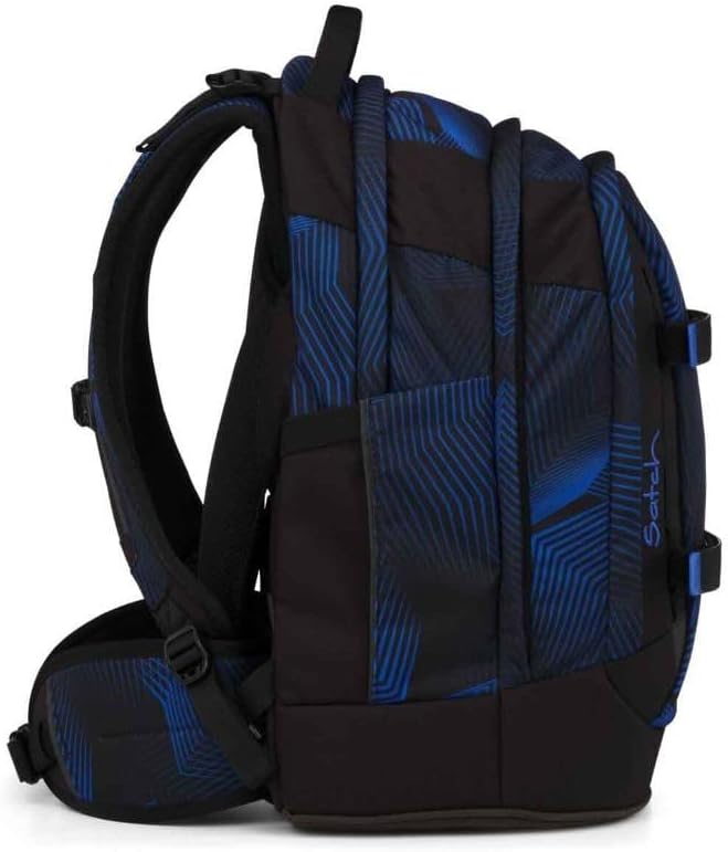 Satch Pack Schulrucksack Set 3tlg. inkl. Schlamperbox und Sporttasche (Seismic Blue), Seismic Blue
