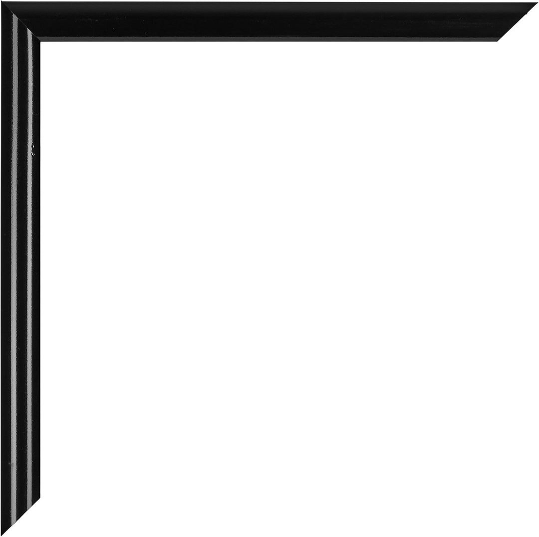 yd. Your Decoration - Bilderrahmen 75x100 cm - Schwarz Hochglanz - Bilderrahmen aus Kunststoff mit A