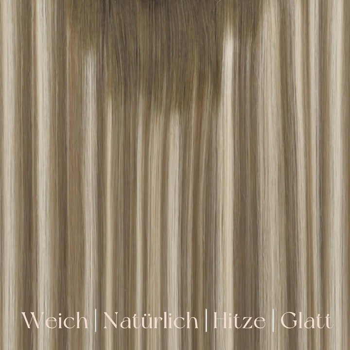 Easyouth Balayage Clip in Echthaar Extensions Blond Clip in Extensions Echthaar Remy Clip in Extensi