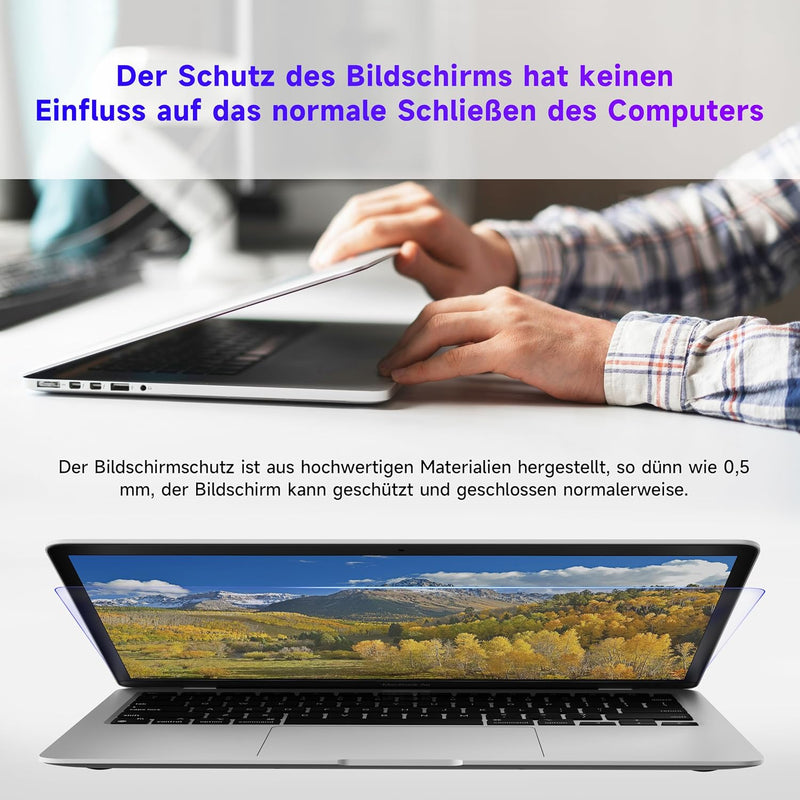 IPROKKO 2 Pack Anti Blaulicht Displayschutzfolie für MacBook Air 13 Zoll (2018-2021,M1)&MacBook Pro