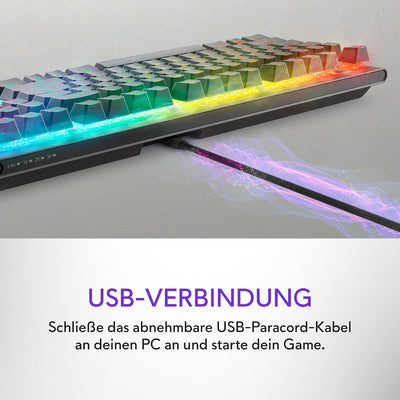 Alienware Tri-Mode kabellose Gaming Tastatur - AW920K (Dark Side of The Moon)