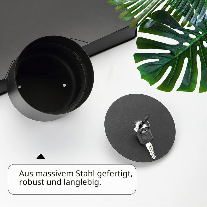 Younion Blumentopf-Umleitungssafe mit Schlüsselschloss, versteckter Sicherheitsschlosskasten, perfek
