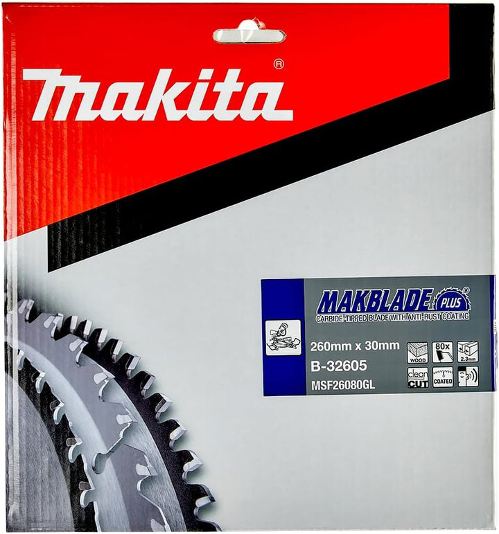 Makita Makblade+ Saegeblatt, 260 x 30 mm, 80Z, B-32605
