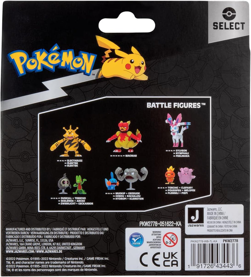 BANDAI - Pokémon – Evolutionspaket Pichu, Pikachu & Raichu – Figur Pichu 5 cm + Pikachu 8 cm + Figur