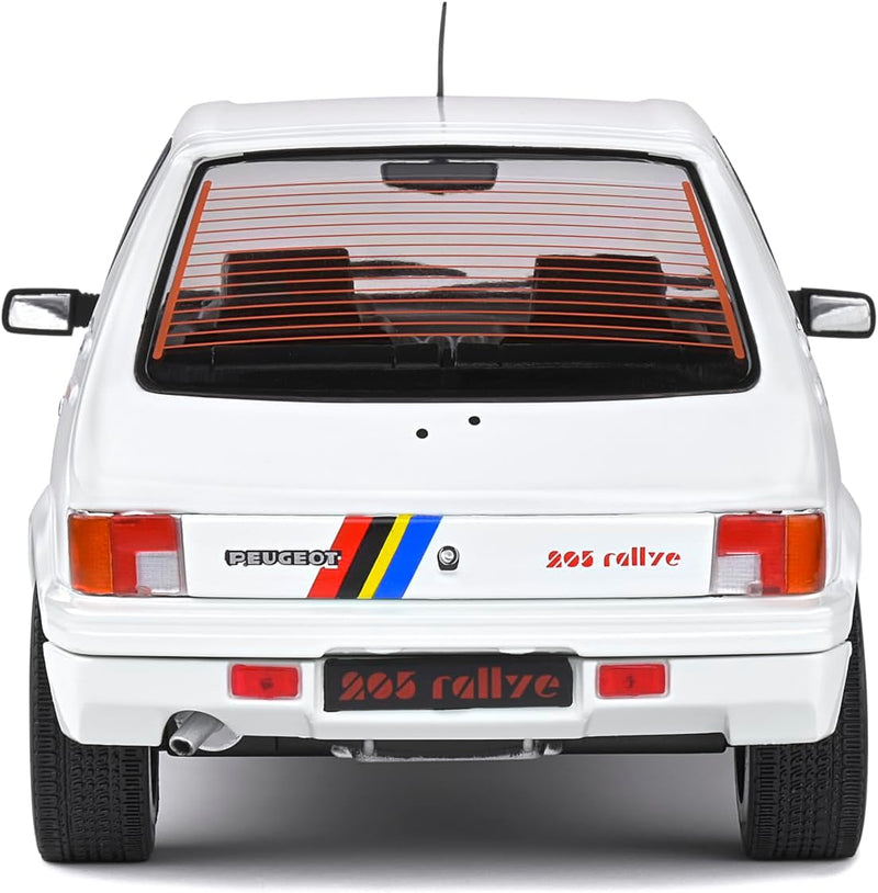 Solido 421184400-1:18 Peugeot 205 Rallye 1987, Modellauto, Modellfahrzeug