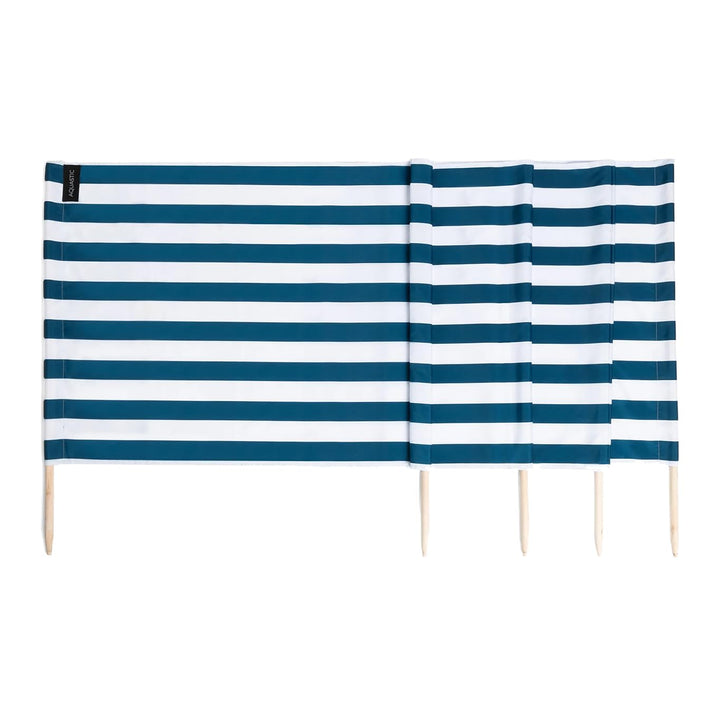 AQUASTIC WINDSCREEN Windschutz Strand 10m in Blau|Marinblau ist Perfekt für Seen und das Meer Strapa