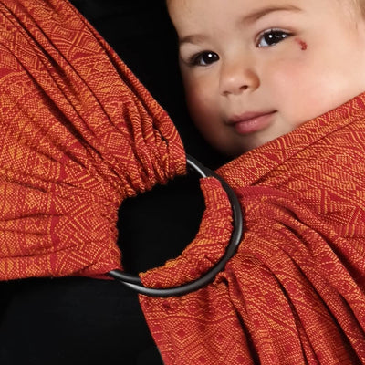 Didymos 20095 Babytrage DidySling, Modell Indio rubin-mandarine Indio, Rubin-Mandarine, Indio, Rubin