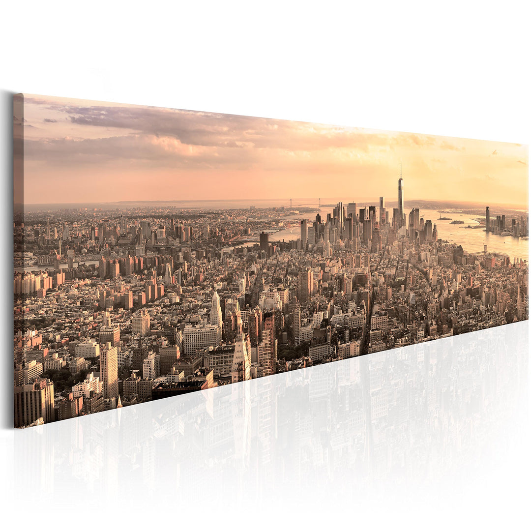 murando - Wandbilder XXL New York 150x50 cm 1 tlg - Wand Deko Vlies Leinwand Bilder Gross Wanddeko W