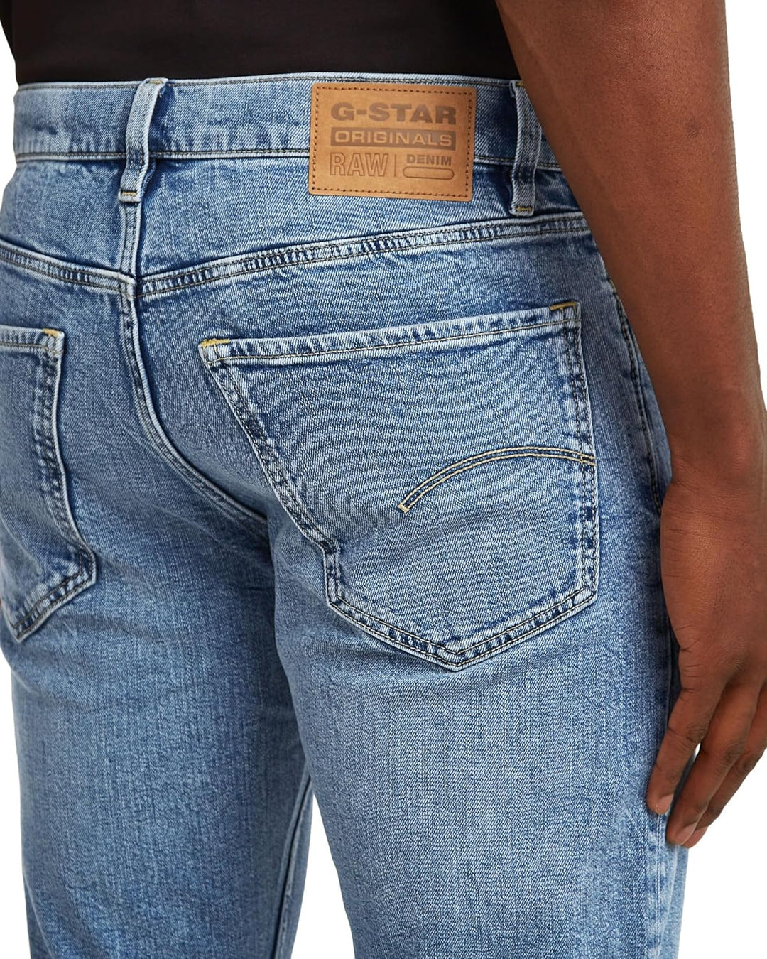 G-Star Raw Herren Jeans Mosa Straight Jeans 26W / 30L Blau (Faded Sea Point Blue D23692-d930-h078)