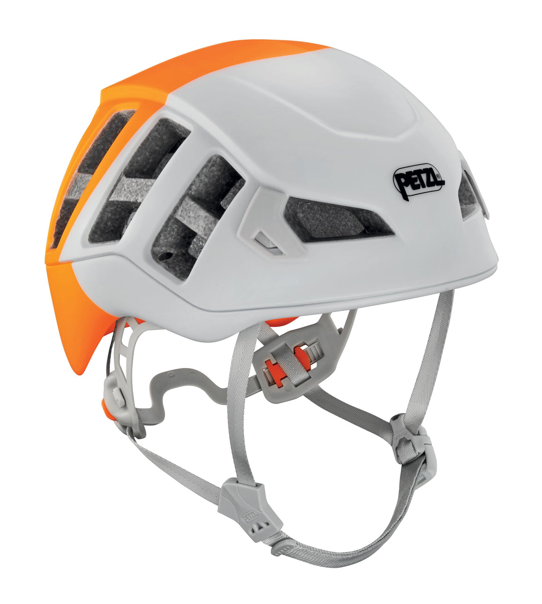 PETZL Unisex – Erwachsene Meteor Helm S/M (48-58 cm) weiss / orange, S/M (48-58 cm) weiss / orange