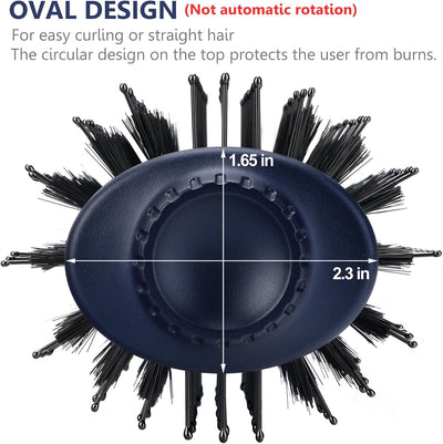 One-Step Warmluftbürste Föhnbürste, PARWIN PRO BEAUTY Rundbürstenföhn, 4 in 1 Ovale Haartrockner loc