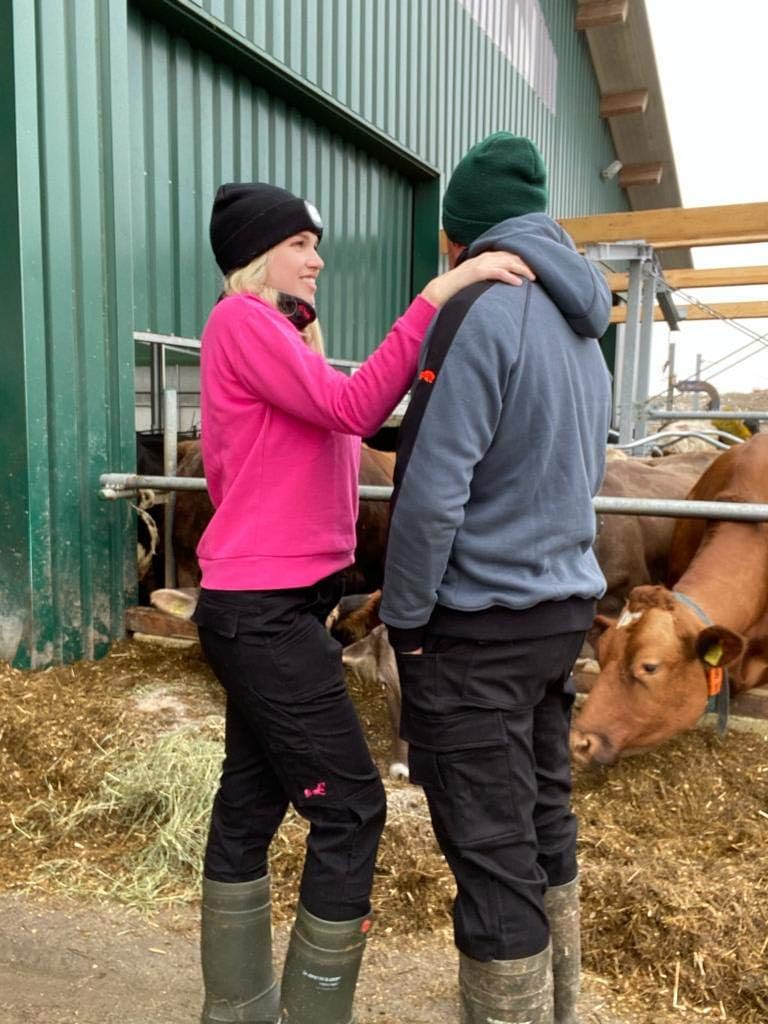 strongAnt Hoodie mit Reissverschluss für Herren warme Fleece Jacke mit Kapuze XS Grau / Schwarz, XS