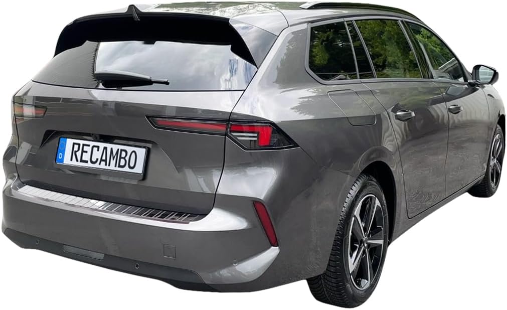 RECAMBO Ladekantenschutz Edelstahl kompatibel für Astra L Sports Tourer | BJ ab 2022 - Hochglanz pol