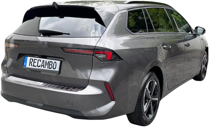 RECAMBO Ladekantenschutz Edelstahl kompatibel für Astra L Sports Tourer | BJ ab 2022 - Hochglanz pol