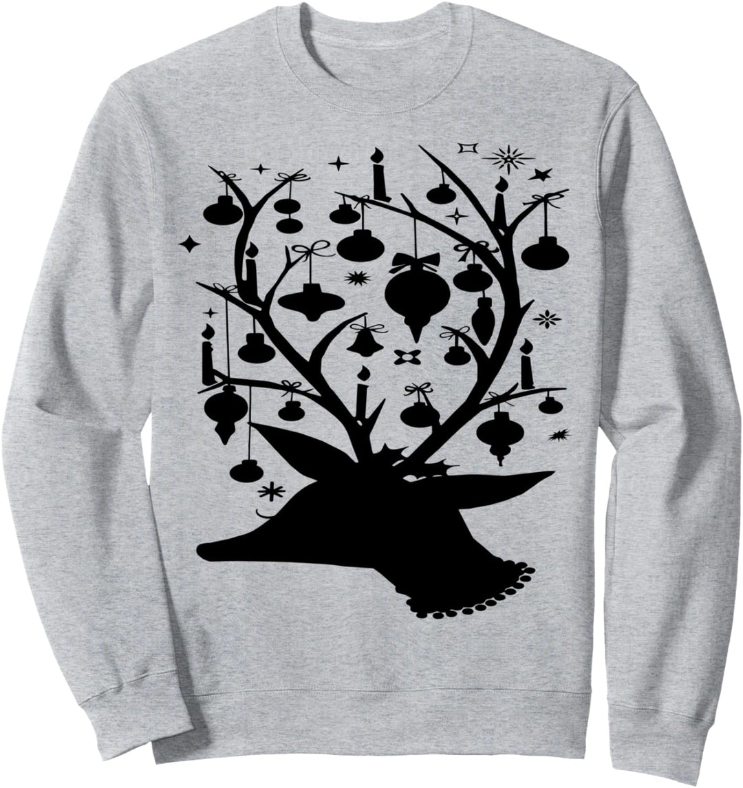 Weihnachts Rentiergeweih Sweatshirt