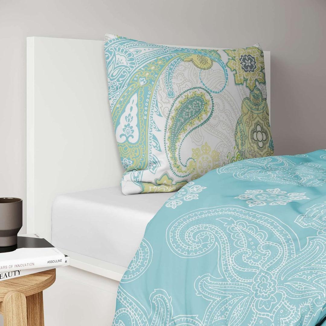 etérea Mako Satin Baumwolle Bettwäsche Florina 200x220 3er Set - Wendebettwäsche mit Reissverschluss