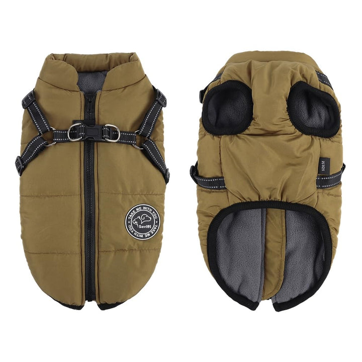 Hundejacke Winterweste Jacken Hundemantel Hundepullover Haustier Skifahren Kostüm Ärmellose Baumwoll