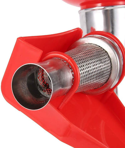 Tomaten Entsafter, Manueller Entsafter aus Aluminiumlegierung für Frucht-Tomaten-Zitronen-Orange-Kiw