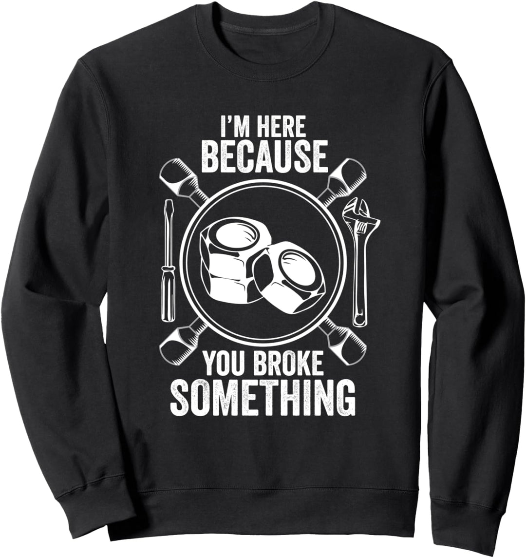 Mechaniker Schreiner Werkzeuge Schraubenschlüssel Muttern Sc Sweatshirt