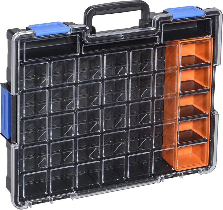 allit Kleinteilekoffer 454200 mit Verbindungsclips und hochschlagfestem Deckel, EuroPlus Pro >K< 44/