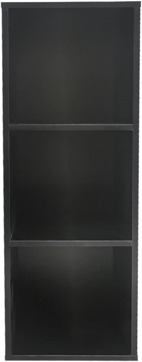 VDD Lp Schallplatten Schrank - 3 Fächer - schwarz