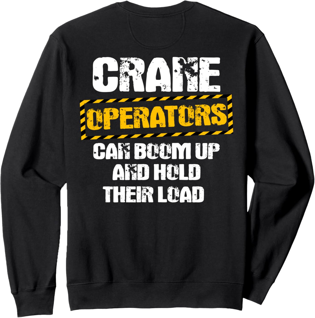 Kranführer Geschenke Design auf der Rückseite der Kleidung Sweatshirt