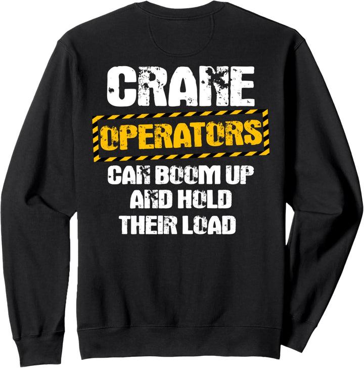 Kranführer Geschenke Design auf der Rückseite der Kleidung Sweatshirt
