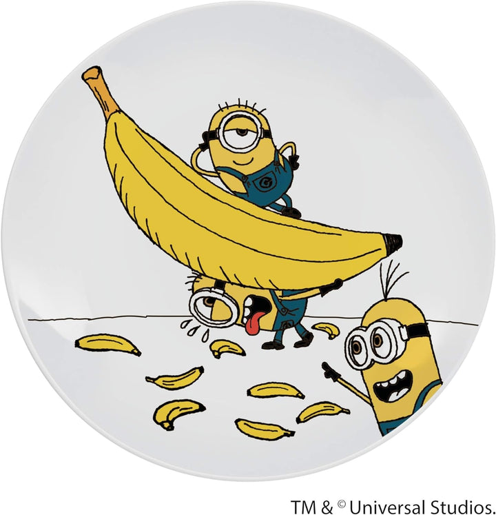 WMF Minions Kinder Geschirrset 6-teilig, Kindergeschirr mit Kinderbesteck Edelstahl, ab 3 Jahre, Cro
