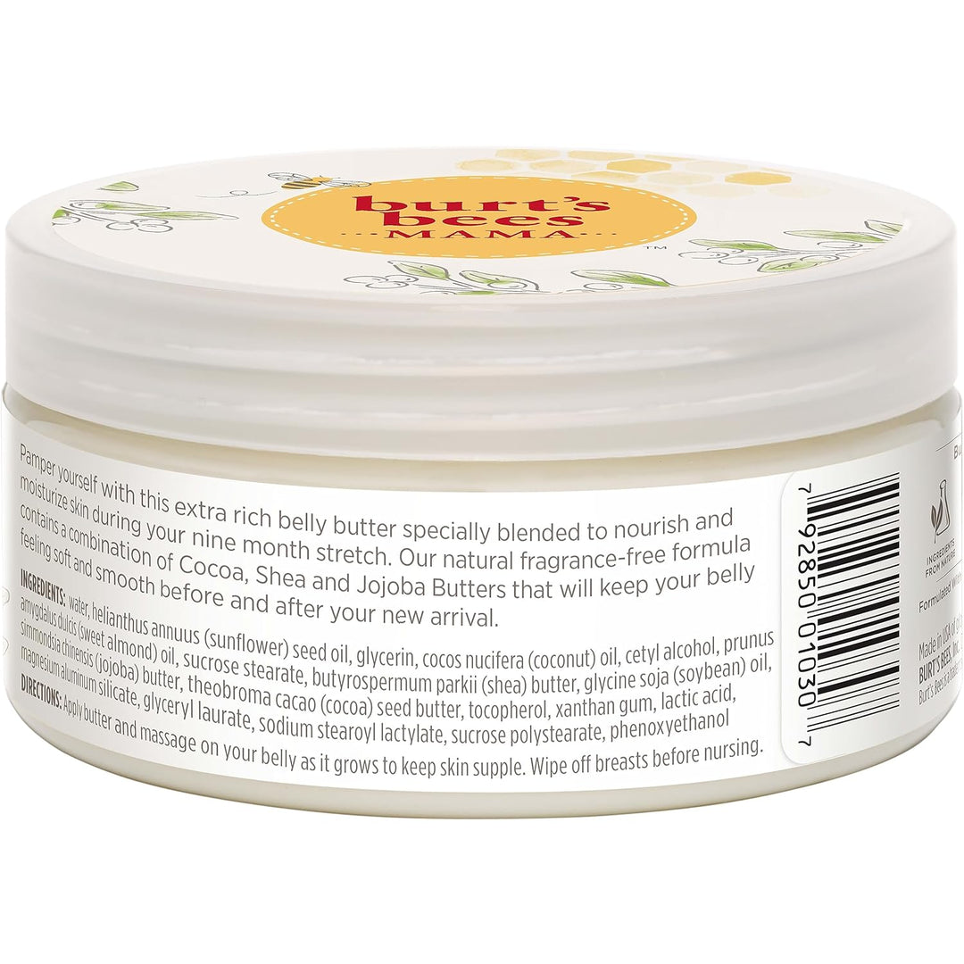 Burt's Bees Baby & Mom Mama Bee Belly Butter 6.5 oz/185 g 185 g (1er Pack), 185 g (1er Pack)