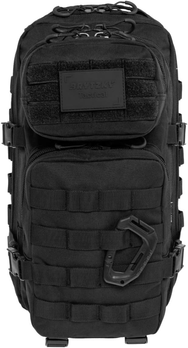 Tactical Polygon Small 20L Taktischer Rucksack – Schwarz | Militär & Outdoor Rucksack Herren | Mit M