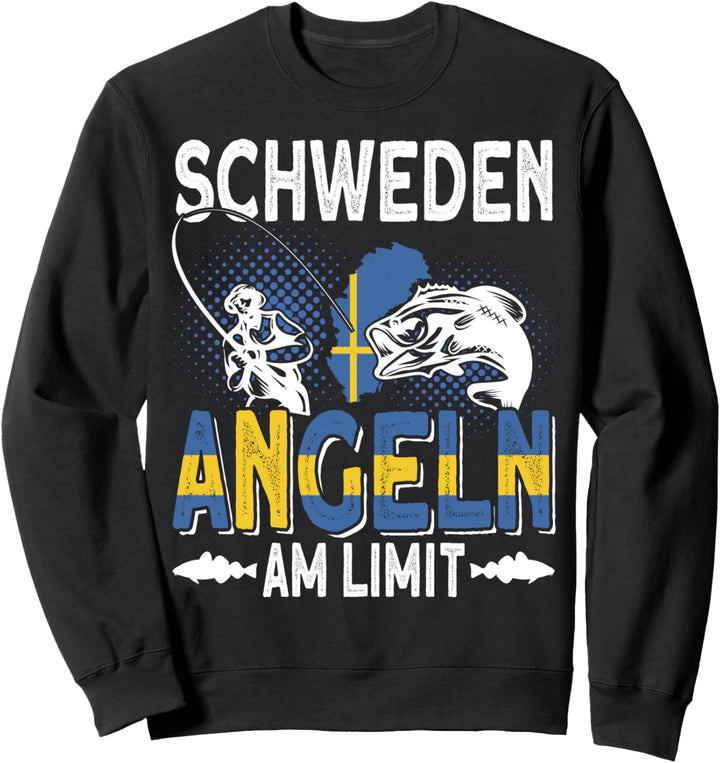 Schweden Angeln am Limit - Skandinavien Angler Schweden Sweatshirt