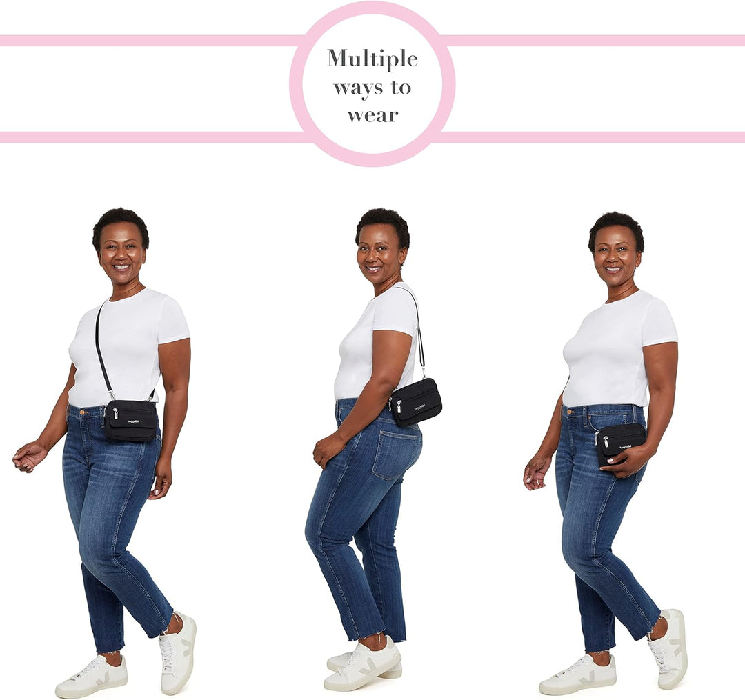 Baggallini Damen Modern Everywhere Mini, Einheitsgrösse Blush Shimmer, Blush Shimmer