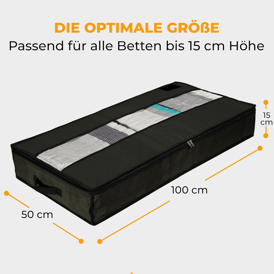 NEU Unterbettkommode 2er Set- Unterbett Aufbewahrungstasche - wasserdichte Unterbett Aufbewahrung au