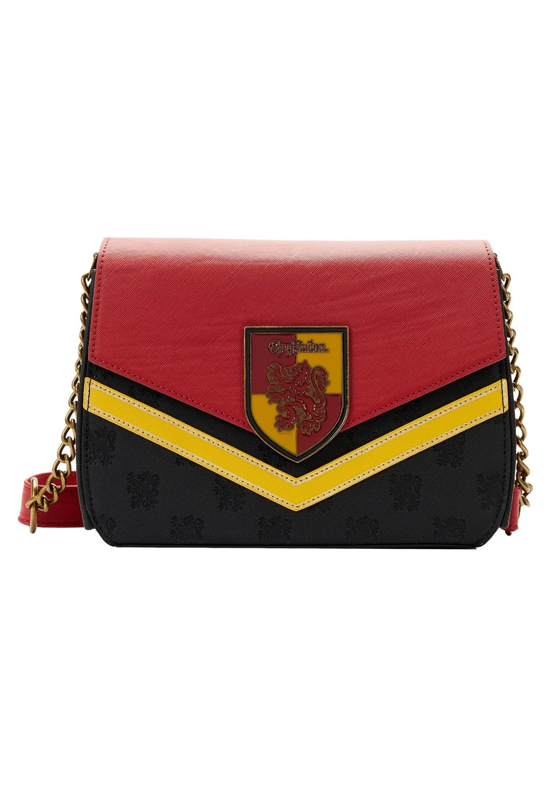 Loungefly Harry Potter Gryffindor Umhängetasche mit Kettenriemen Einheitsgrösse, Einheitsgrösse